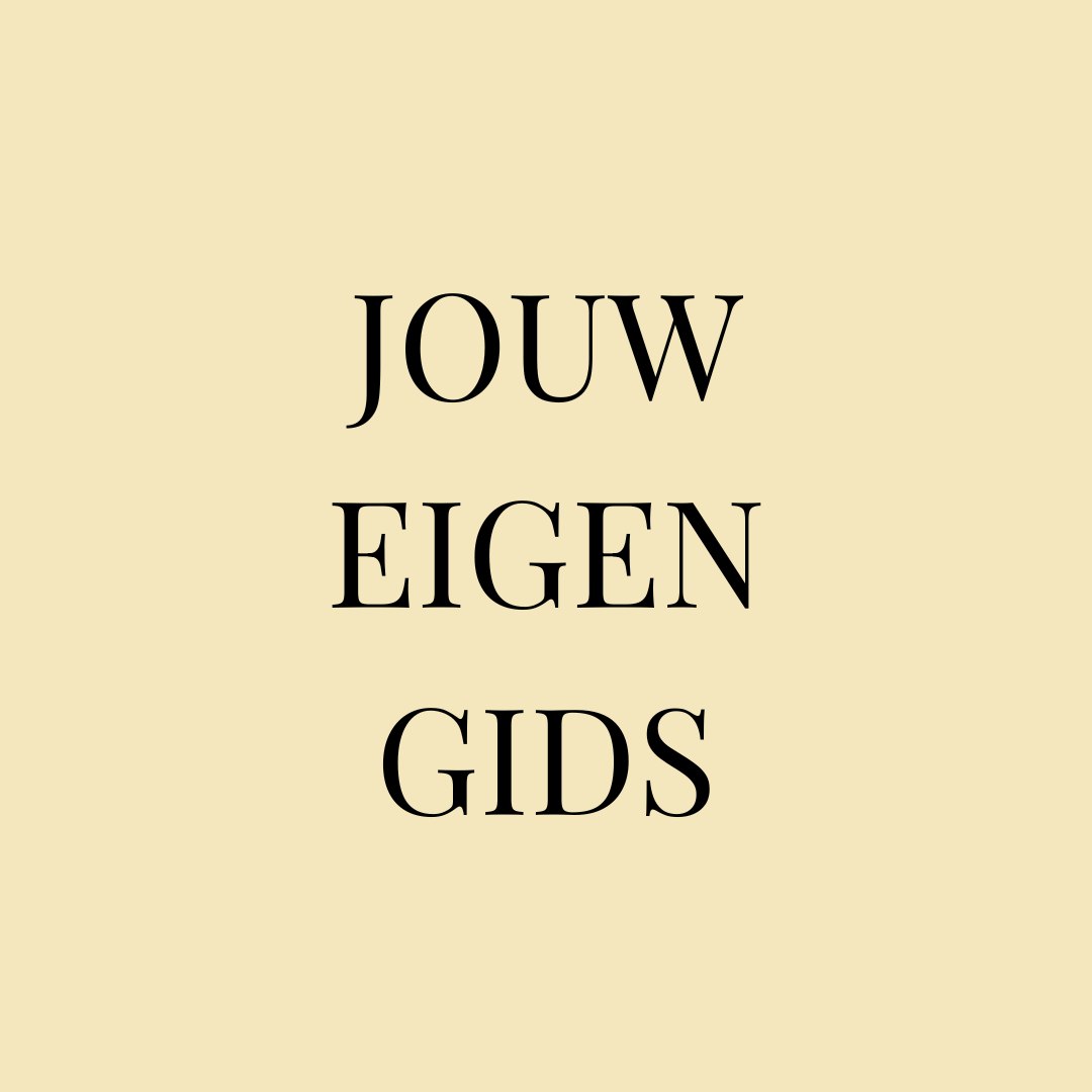 jouw eigen gids Jouw eigen handleiding
